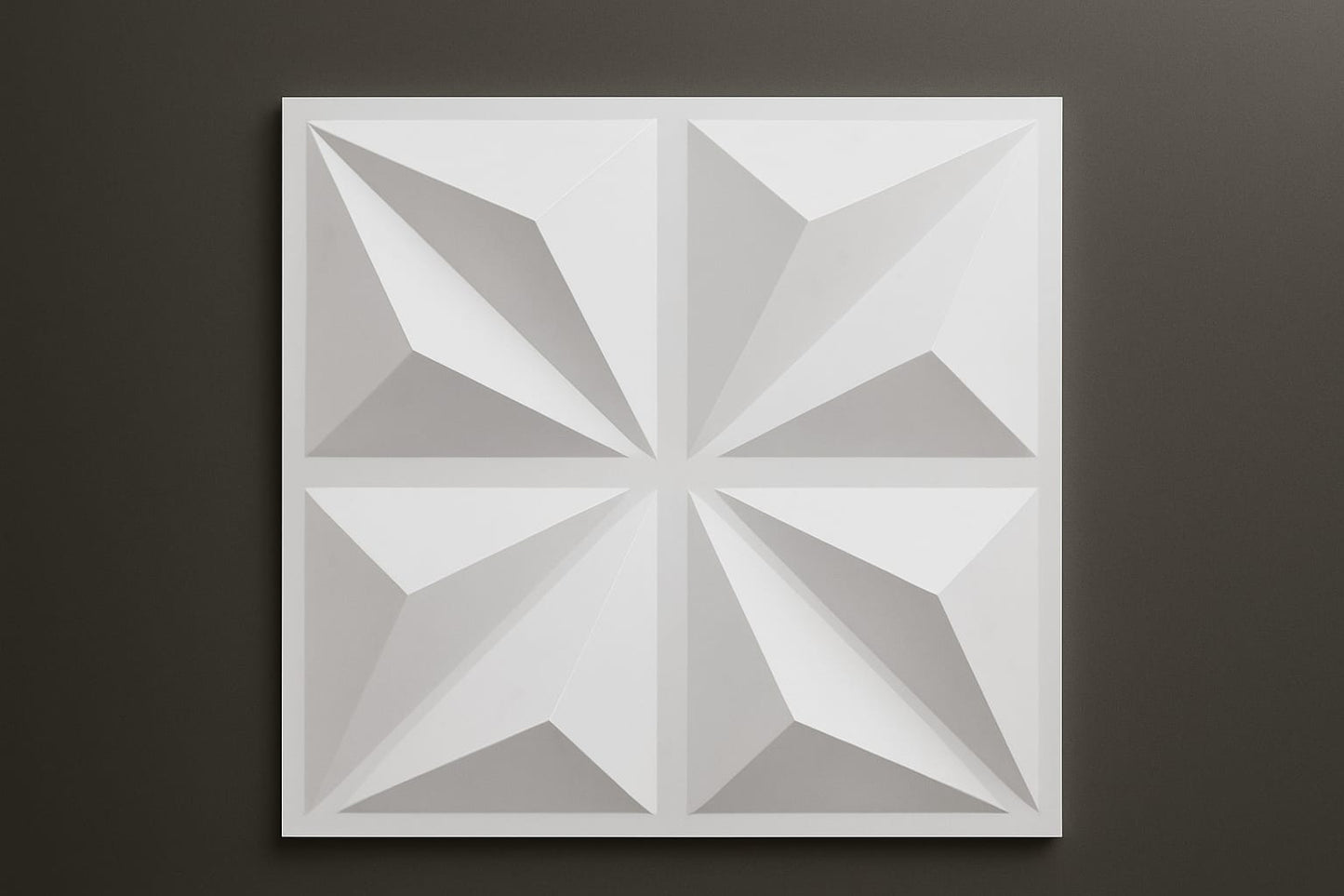 Paneles Pared PVC 3D Blancos