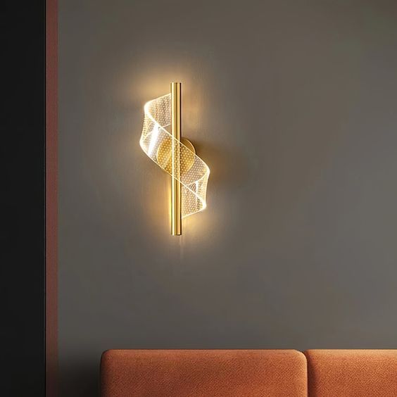 Lampara Decorativa Pared Espiral