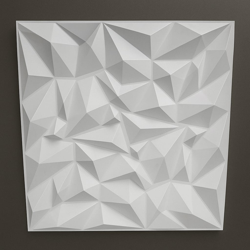 Paneles Pared PVC 3D Blancos
