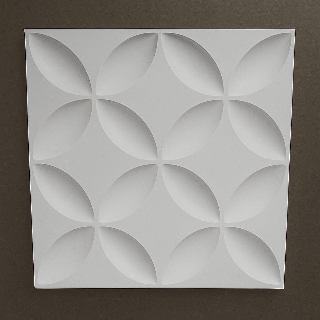 Paneles Pared PVC 3D Blancos