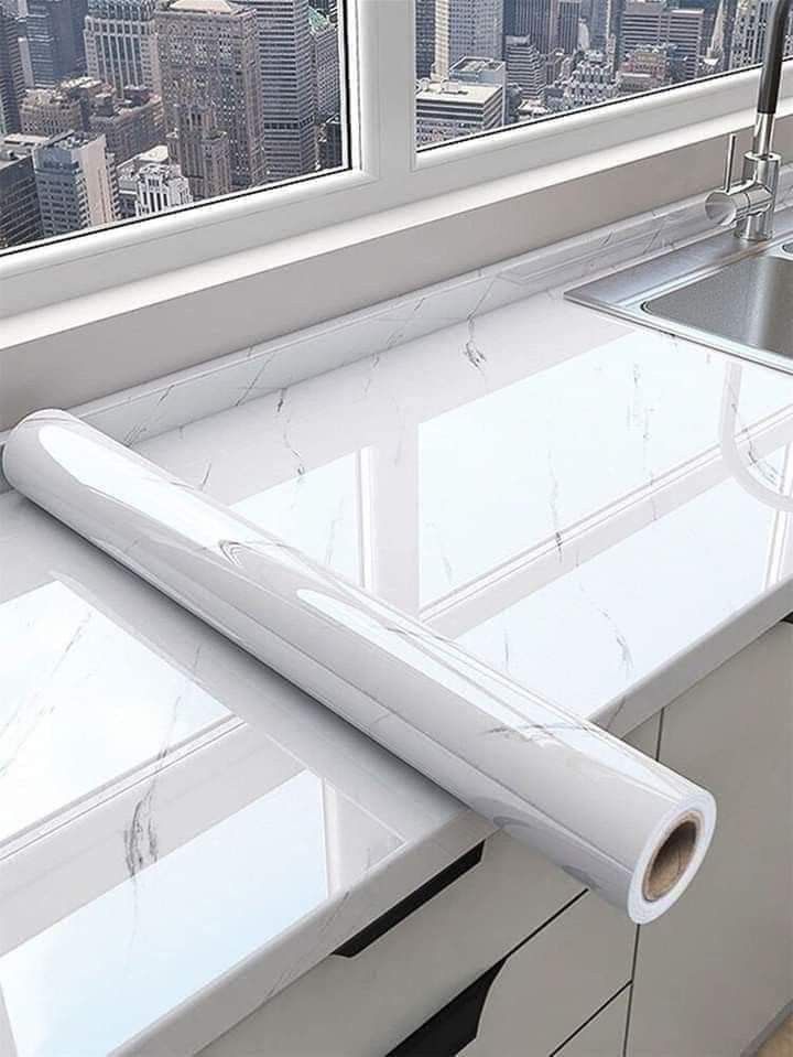 Viinilo adhesivo marmol cocina y baño