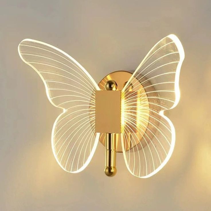 Lampara Pared Mariposa