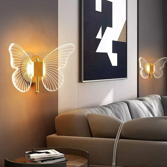 Lampara Pared Mariposa