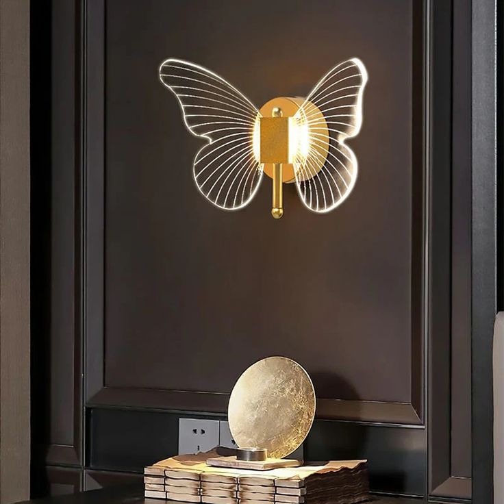 Lampara Pared Mariposa