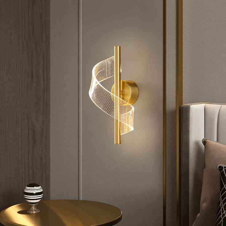 Lampara Decorativa Pared Espiral