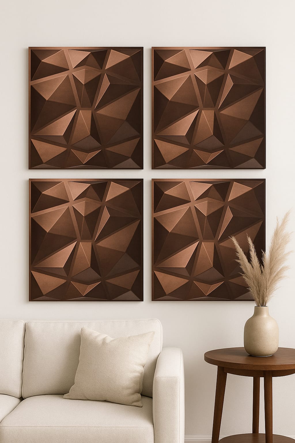 Paneles Pared PVC 3D Colores