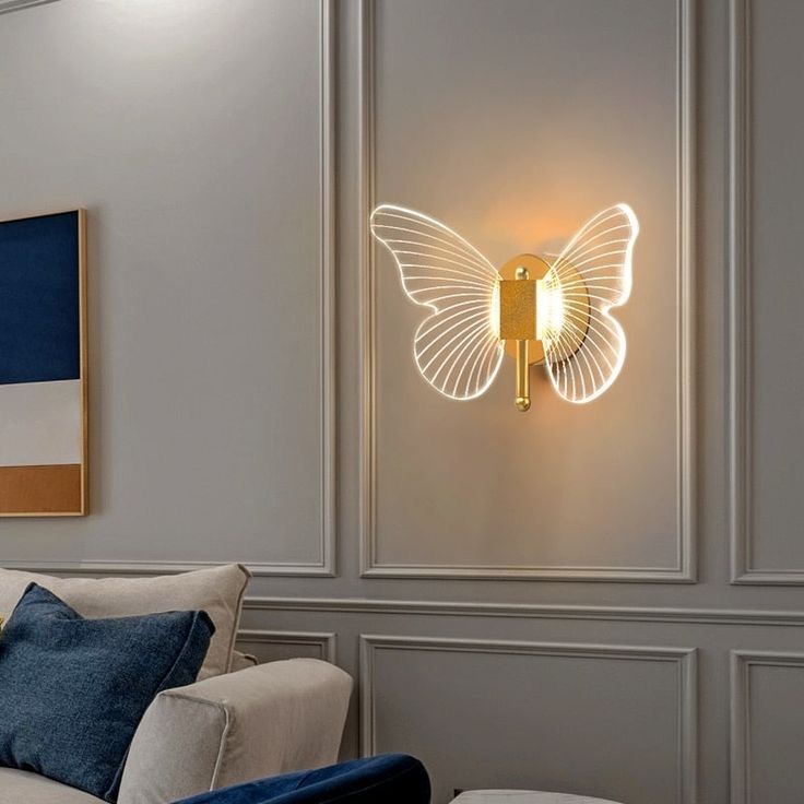 Lampara Pared Mariposa