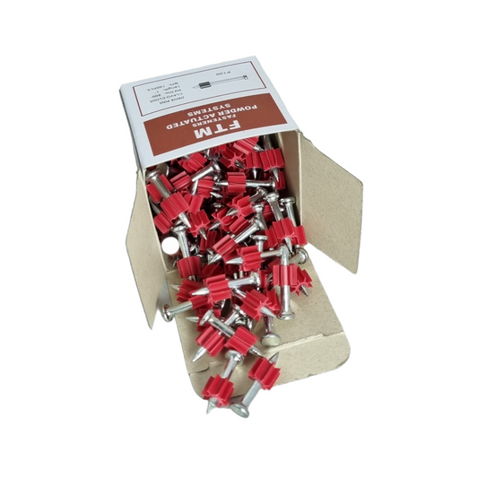 clavos fulminantes para pistola manual CAJA X 100 UNIDADES